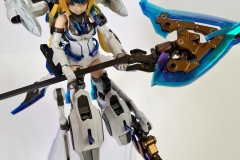 Photo No.03 of my completed Kotobukiya Hresvelgr Ater,  with added paint details.