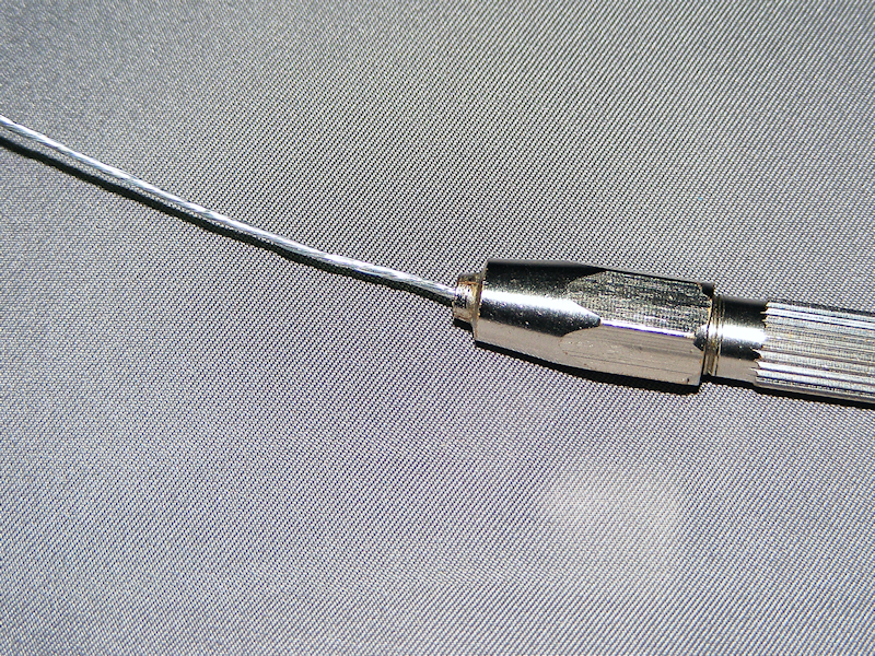'57Chevy making earth strap for engine