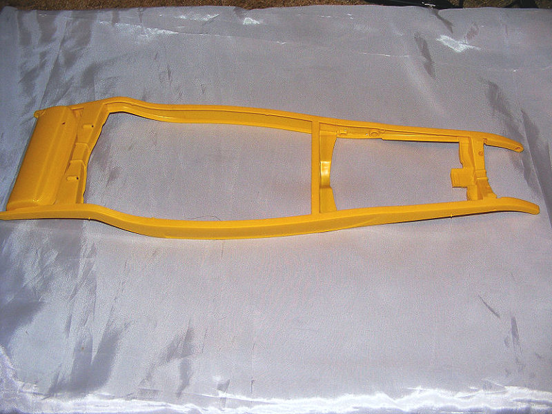 1/8 Ford chassis sanded ready for painting