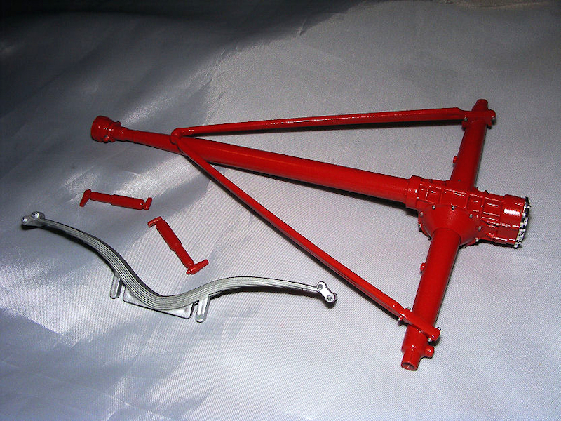 1/8 Ford rear axle and springs painted