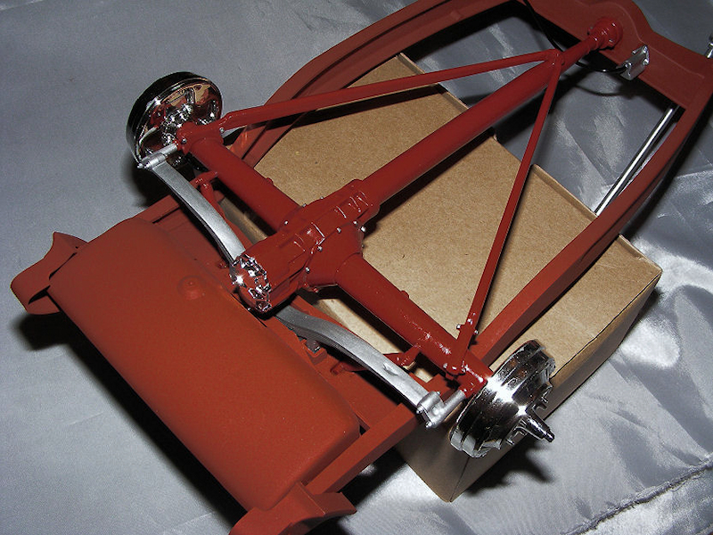 1/8 Ford rear brakes and pipes fitted