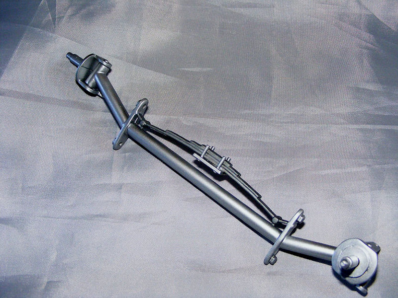 Lindberg 1/8 dragster front axle painted
