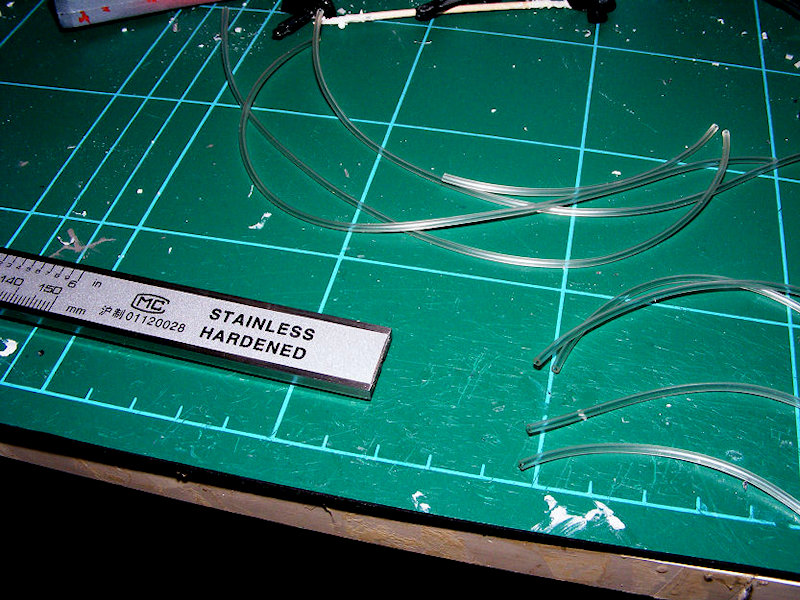 Lindberg 1/8 dragster fuel pumps lines cut