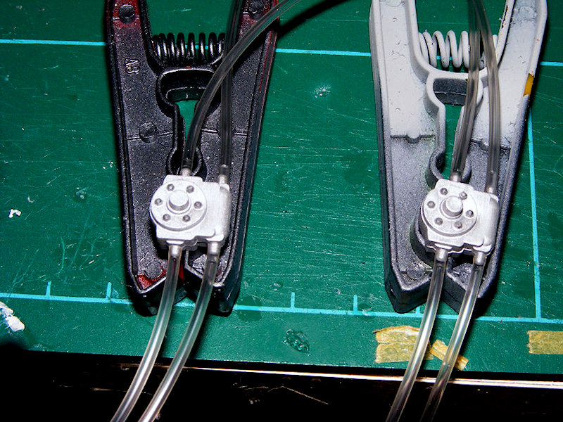 Lindberg 1/8 dragster fuel pumps completed