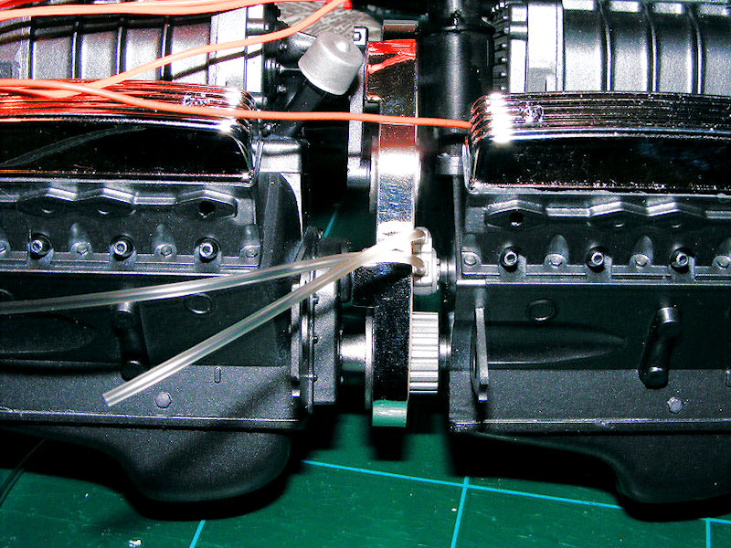 Lindberg 1/8 dragster minimal engine gap