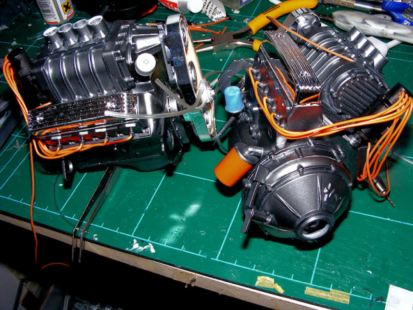 Lindberg 1/8 dragster stage 04