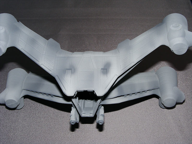 MK1 Starfury weathering effects top view