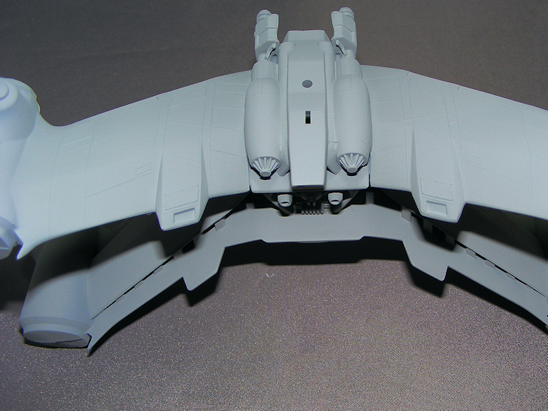 Primer grey coat applied to the MK1 Starfury