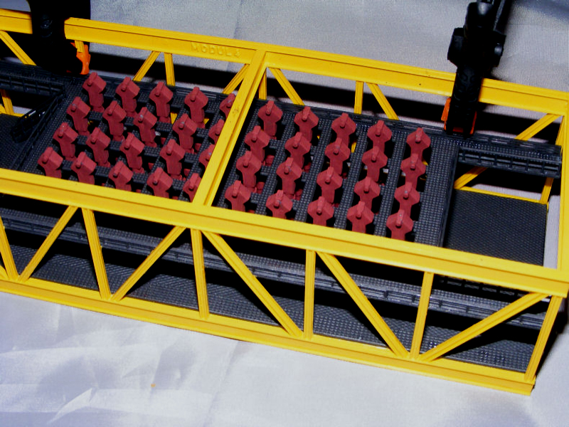 1/200 North Cormorant safety rails glued in