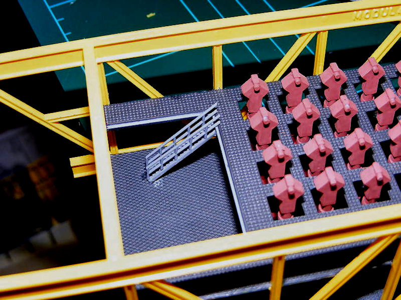 1/200 North Cormorant well head stairs fitted