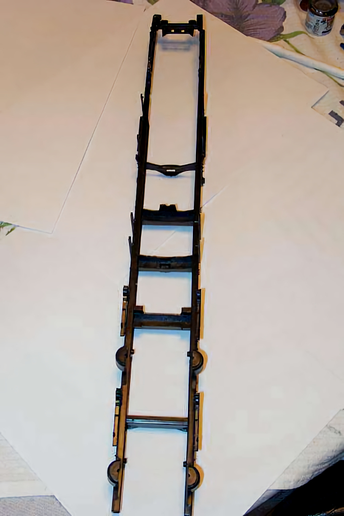 1/16th Peterbilt 395 main chassis rail complete