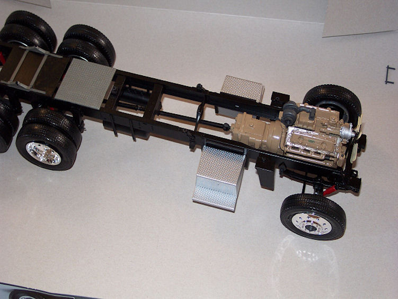 Peterbilt 395 engine and axles fitted