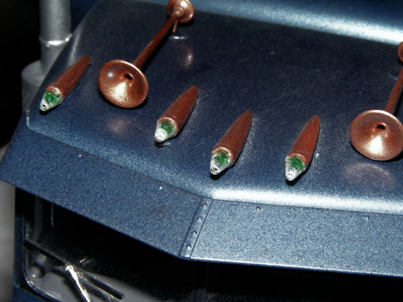 Peterbilt 395 roof lights and horn fitted to roof